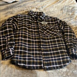 Men’s plaid oversized lights jacket